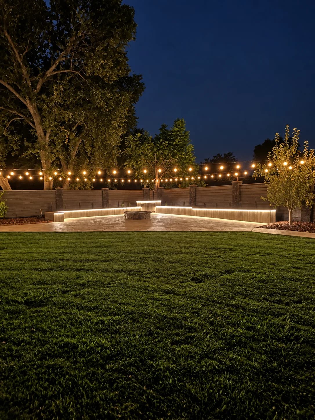 Evening Garden Lighting — project view 1