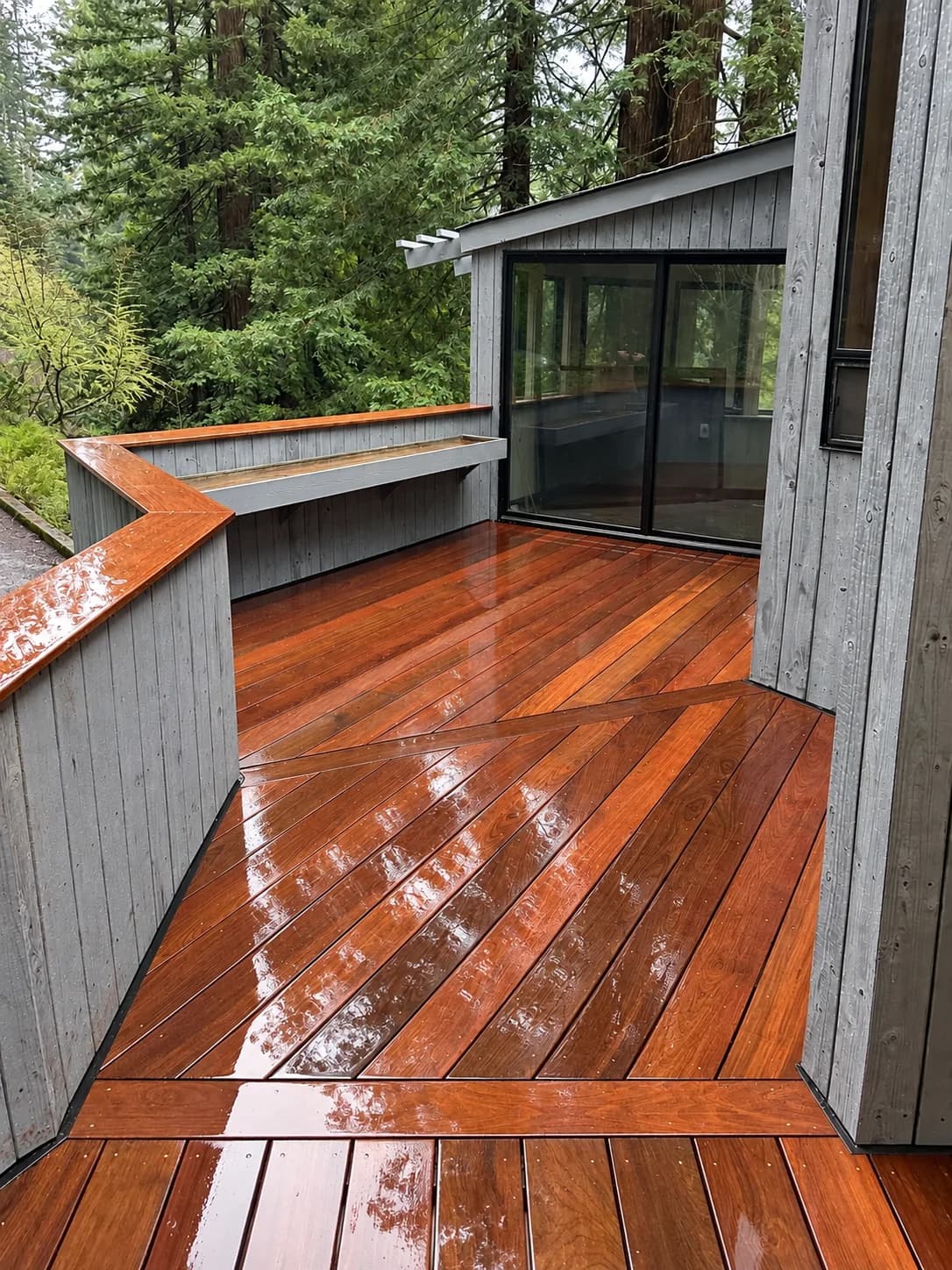 Warm Wood Forest Deck — project view 2