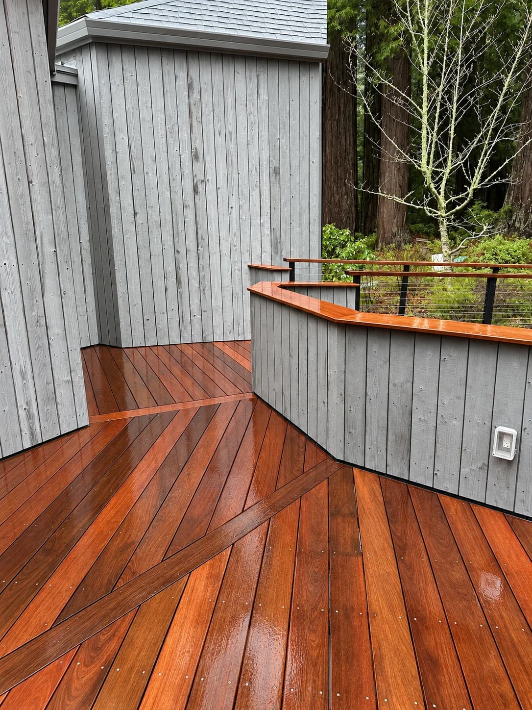 Warm Wood Forest Deck — project view 3