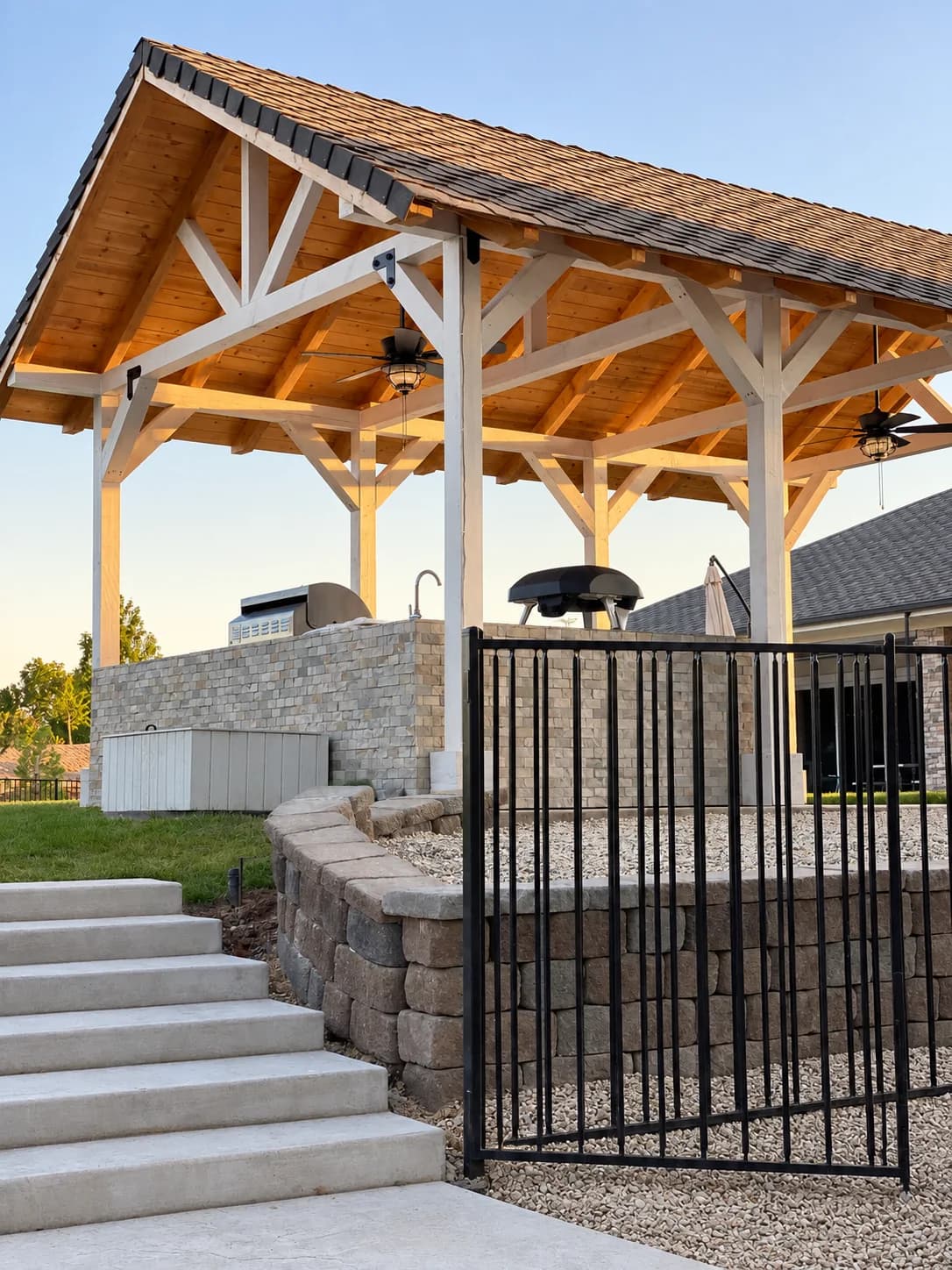 Outdoor Kitchen Pavilion — project view 2