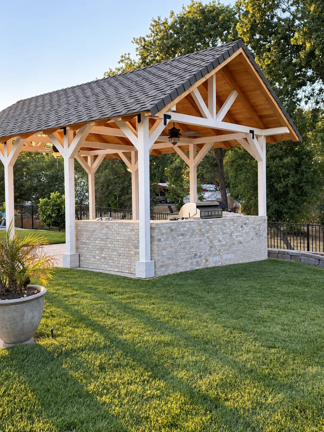 Outdoor Kitchen Pavilion — project view 1