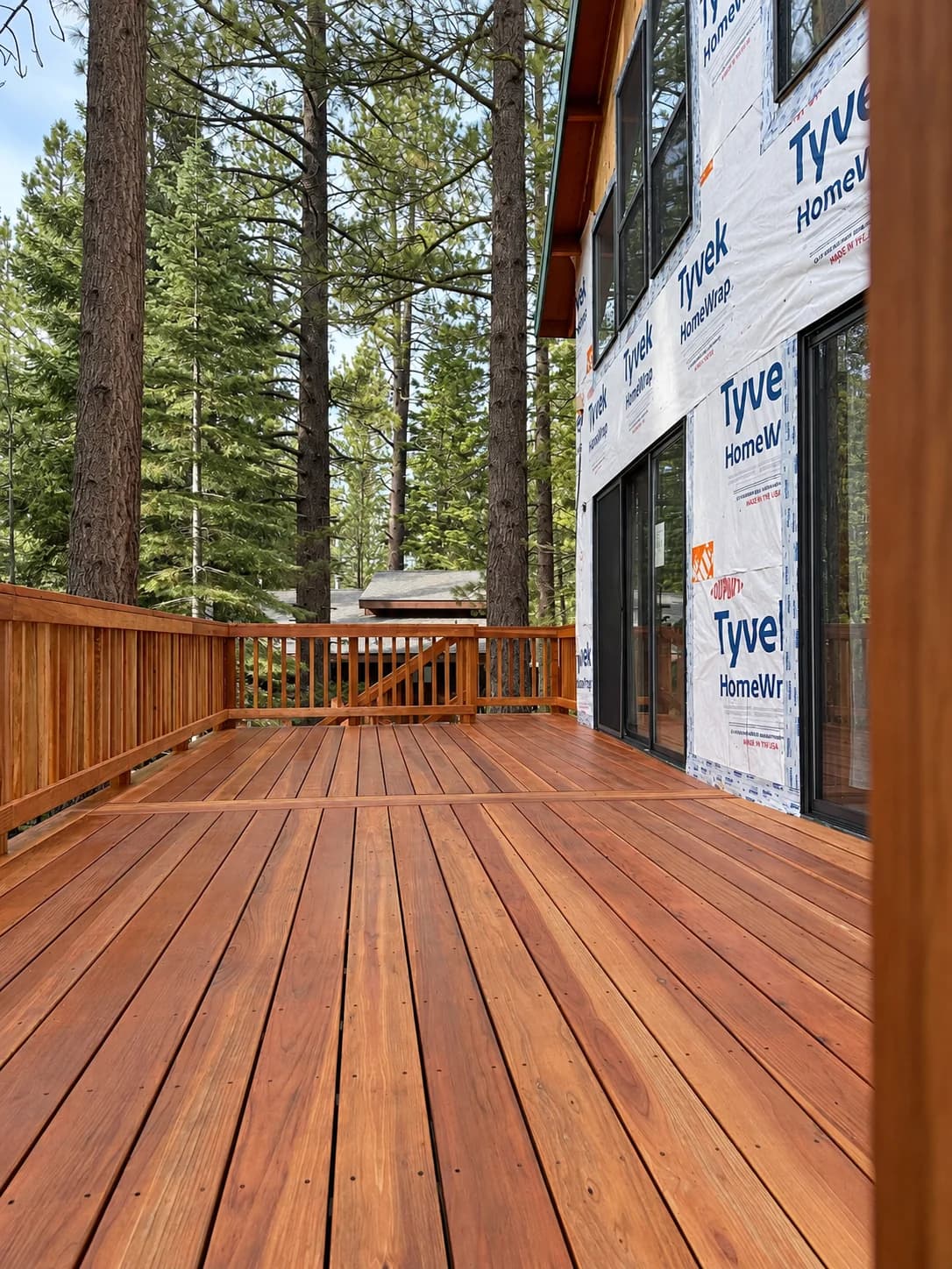 Woodland Timber Deck & Stairs — project view 2
